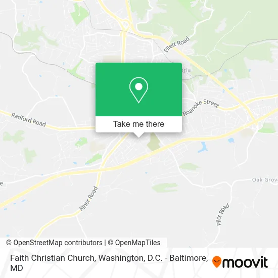 Faith Christian Church map