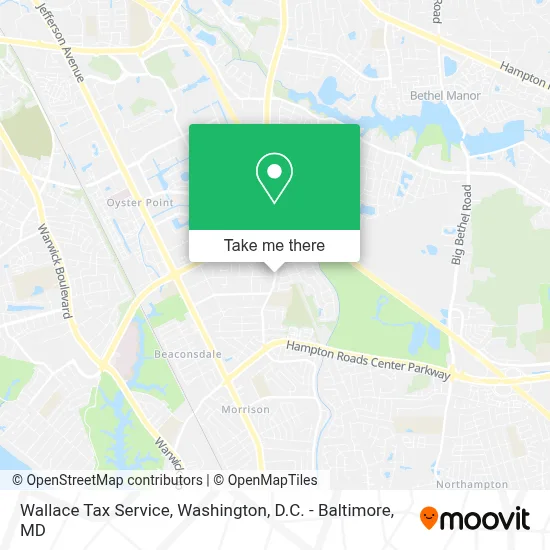 Wallace Tax Service map