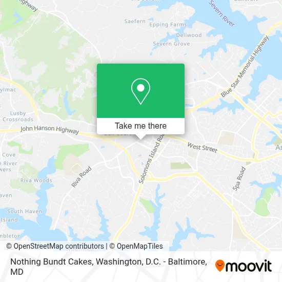 Nothing Bundt Cakes map