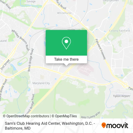 Sam's Club Hearing Aid Center map