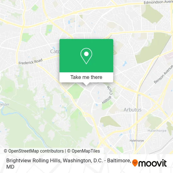 Brightview Rolling Hills map