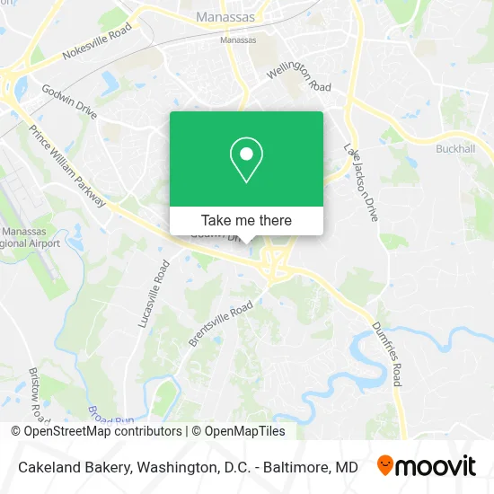 Cakeland Bakery map