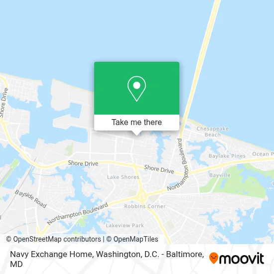 Navy Exchange Home map