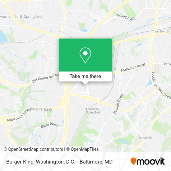 Burger King map