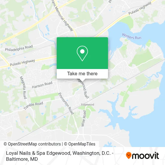 Loyal Nails & Spa Edgewood map