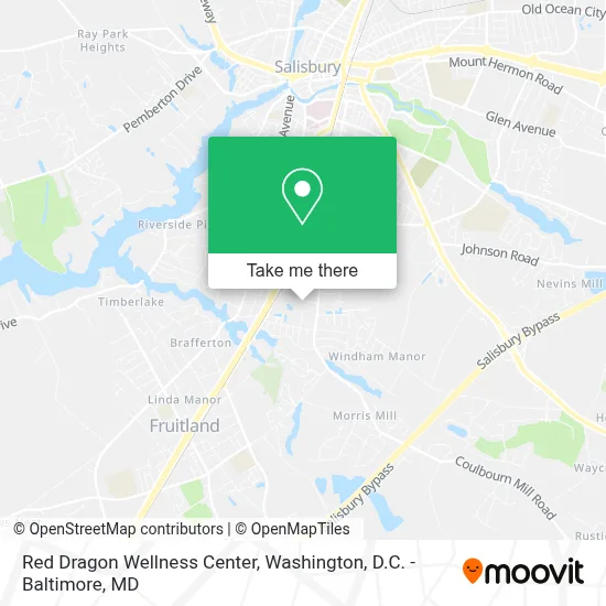 Red Dragon Wellness Center map