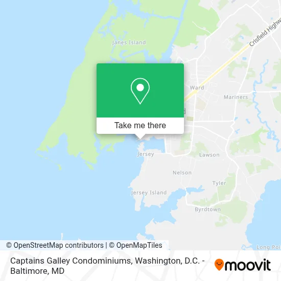 Captains Galley Condominiums map