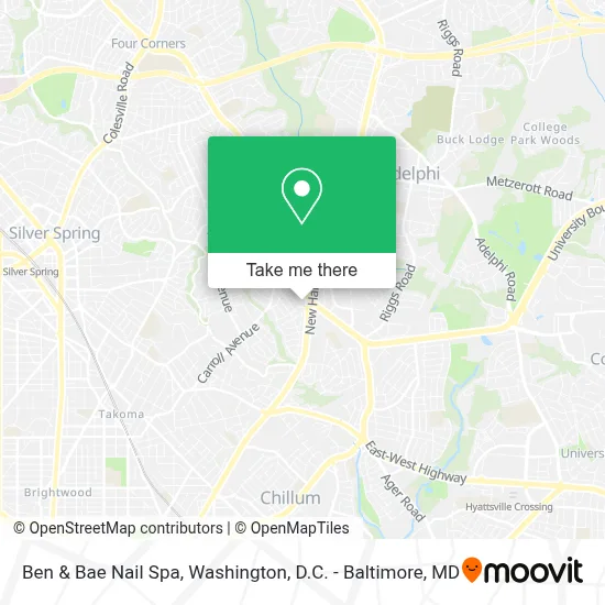 Ben & Bae Nail Spa map