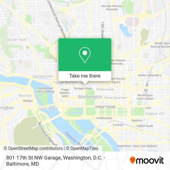 801 17th St NW Garage map