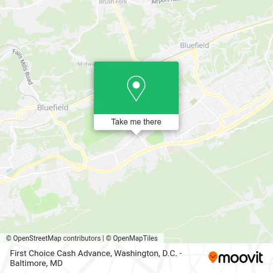 First Choice Cash Advance map