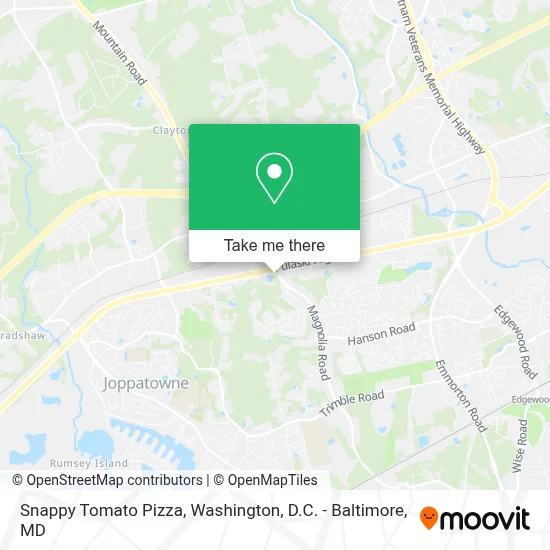Snappy Tomato Pizza map