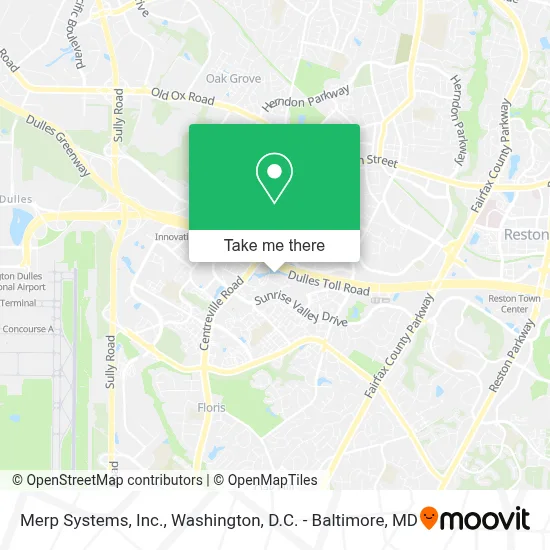 Merp Systems, Inc. map