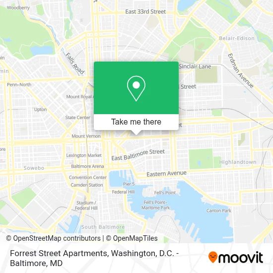Forrest Street Apartments map
