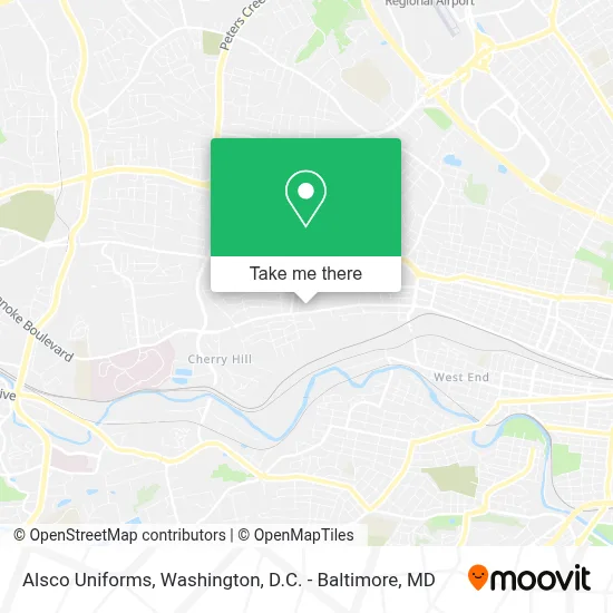 Alsco Uniforms map