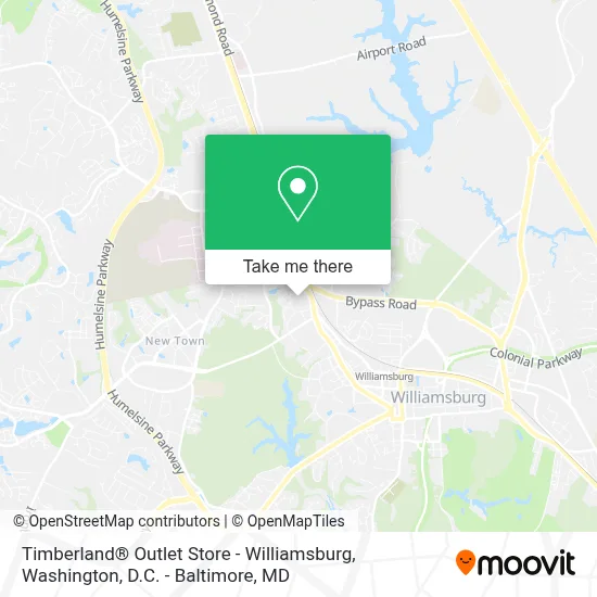 Timberland® Outlet Store - Williamsburg map
