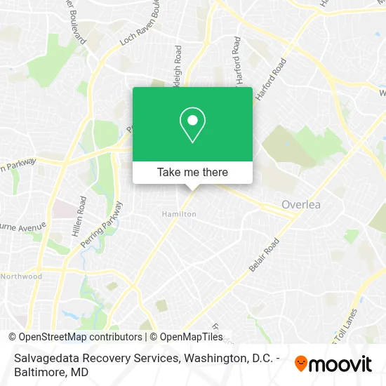 Salvagedata Recovery Services map