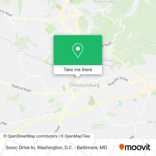 Sonic Drive In map