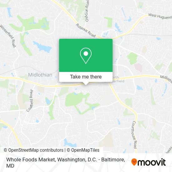 Whole Foods Market map