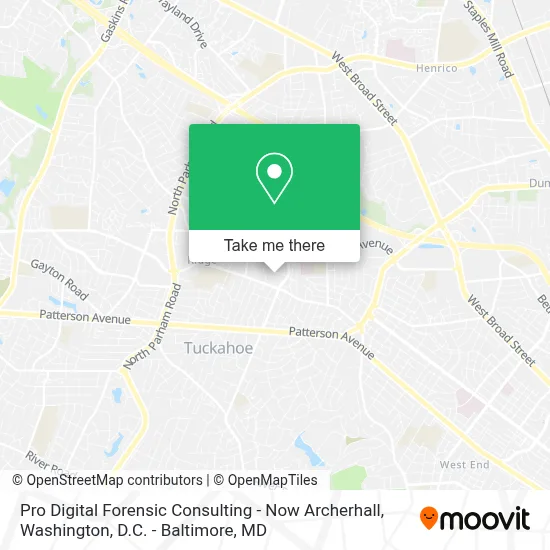 Pro Digital Forensic Consulting - Now Archerhall map