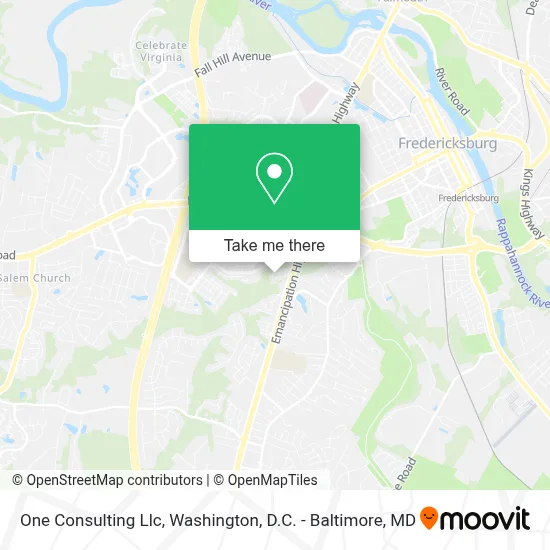 One Consulting Llc map