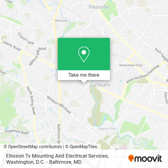 Ellisson Tv Mounting And Electrical Services map