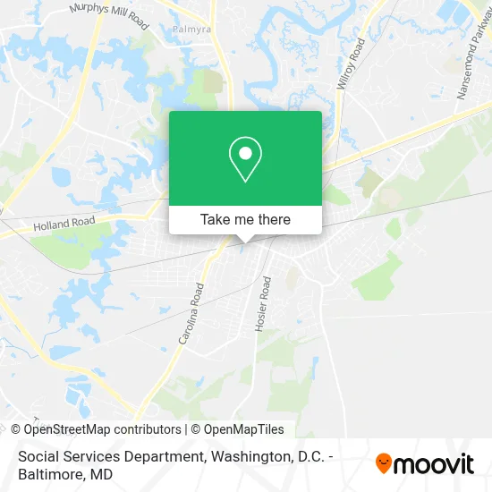 Social Services Department map