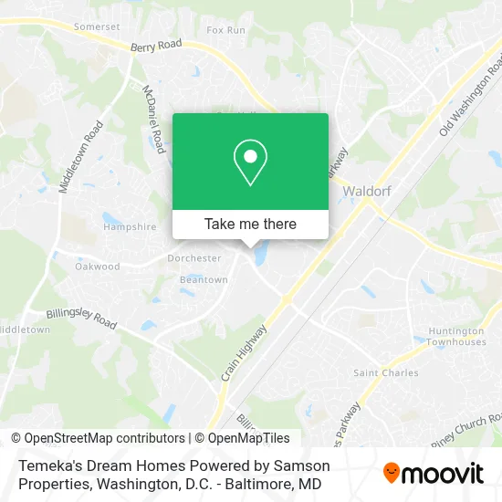 Temeka's Dream Homes Powered by Samson Properties map