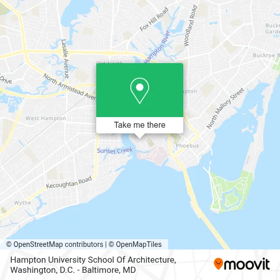 Hampton University School Of Architecture map
