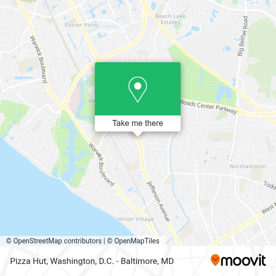 Pizza Hut map