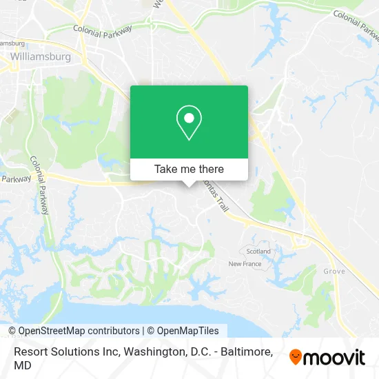 Resort Solutions Inc map