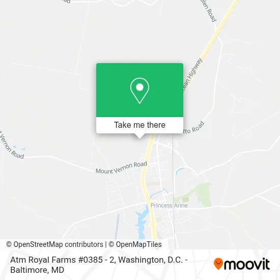 Atm Royal Farms #0385 - 2 map
