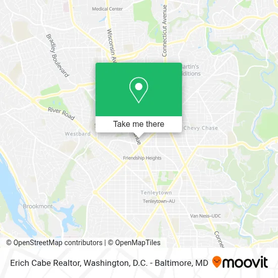Erich Cabe Realtor map