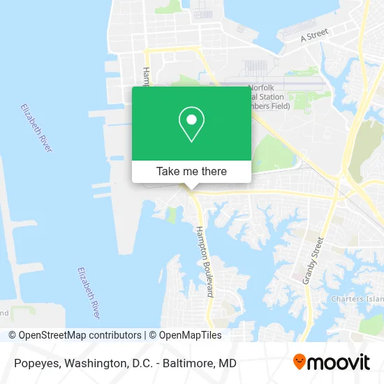 Popeyes map