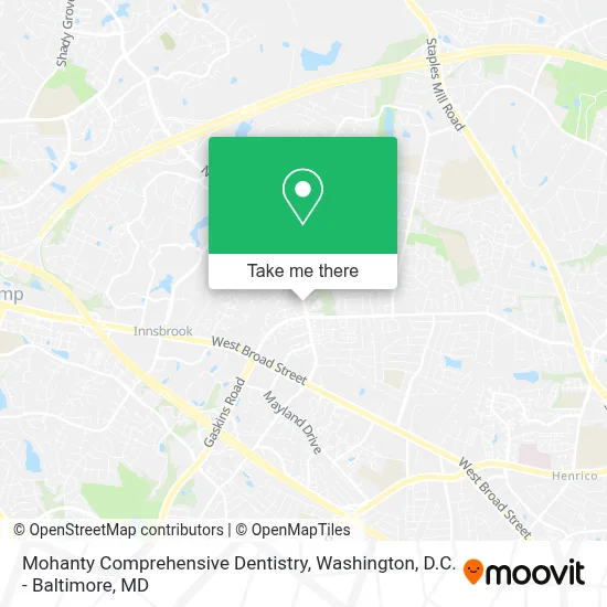 Mohanty Comprehensive Dentistry map