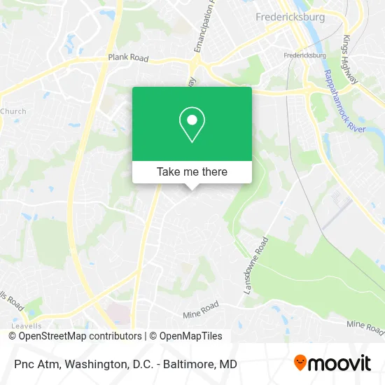 Pnc Atm map