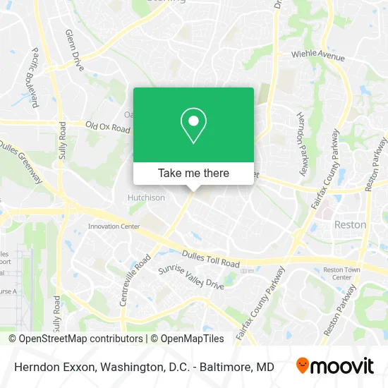 Herndon Exxon map