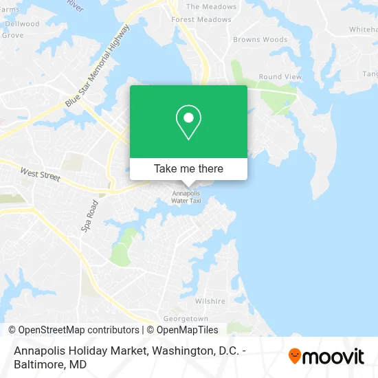 Annapolis Holiday Market map