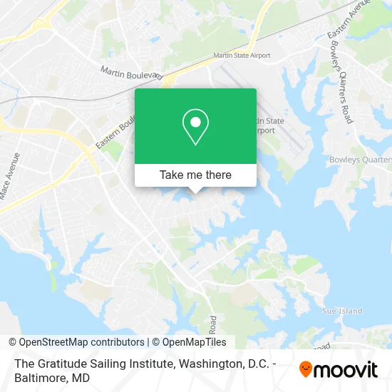 The Gratitude Sailing Institute map