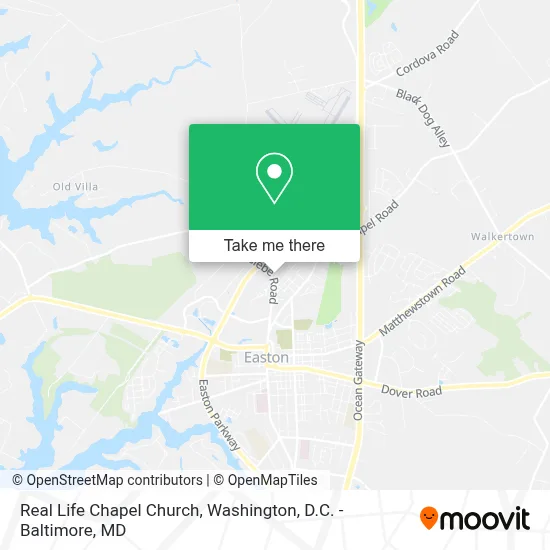 Real Life Chapel Church map