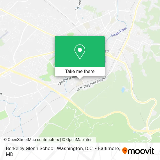 Berkeley Glenn School map