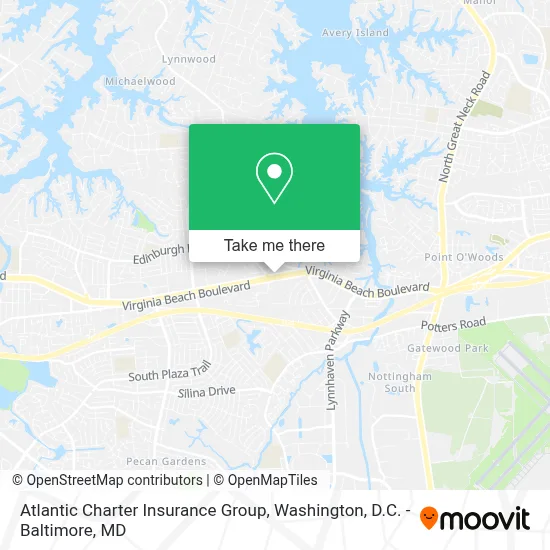 Atlantic Charter Insurance Group map