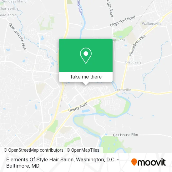 Elements Of Style Hair Salon map