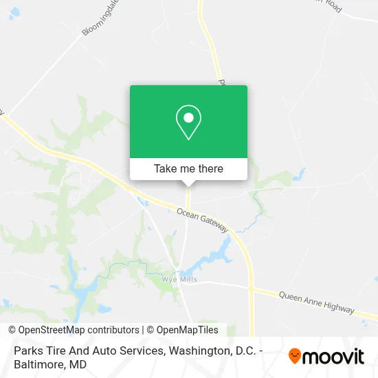 Parks Tire And Auto Services map