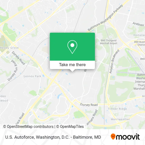 U.S. Autoforce map