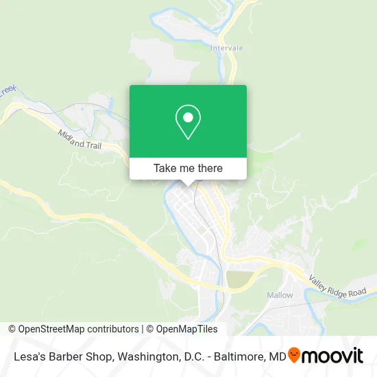 Lesa's Barber Shop map
