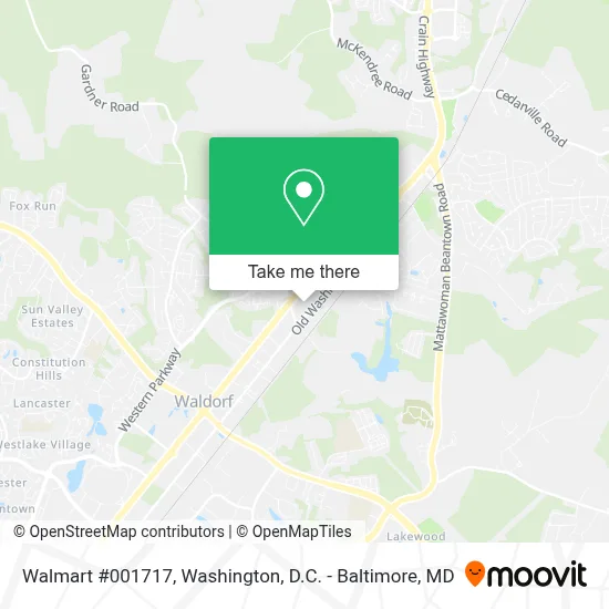 Walmart #001717 map
