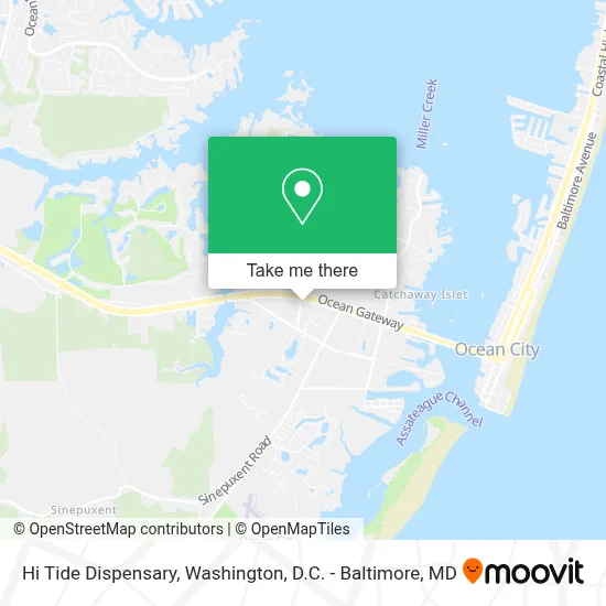 Hi Tide Dispensary map