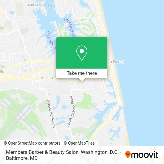 Members Barber & Beauty Salon map