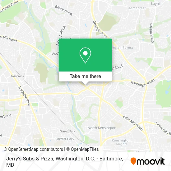 Jerry's Subs & Pizza map