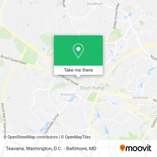 Teavana map